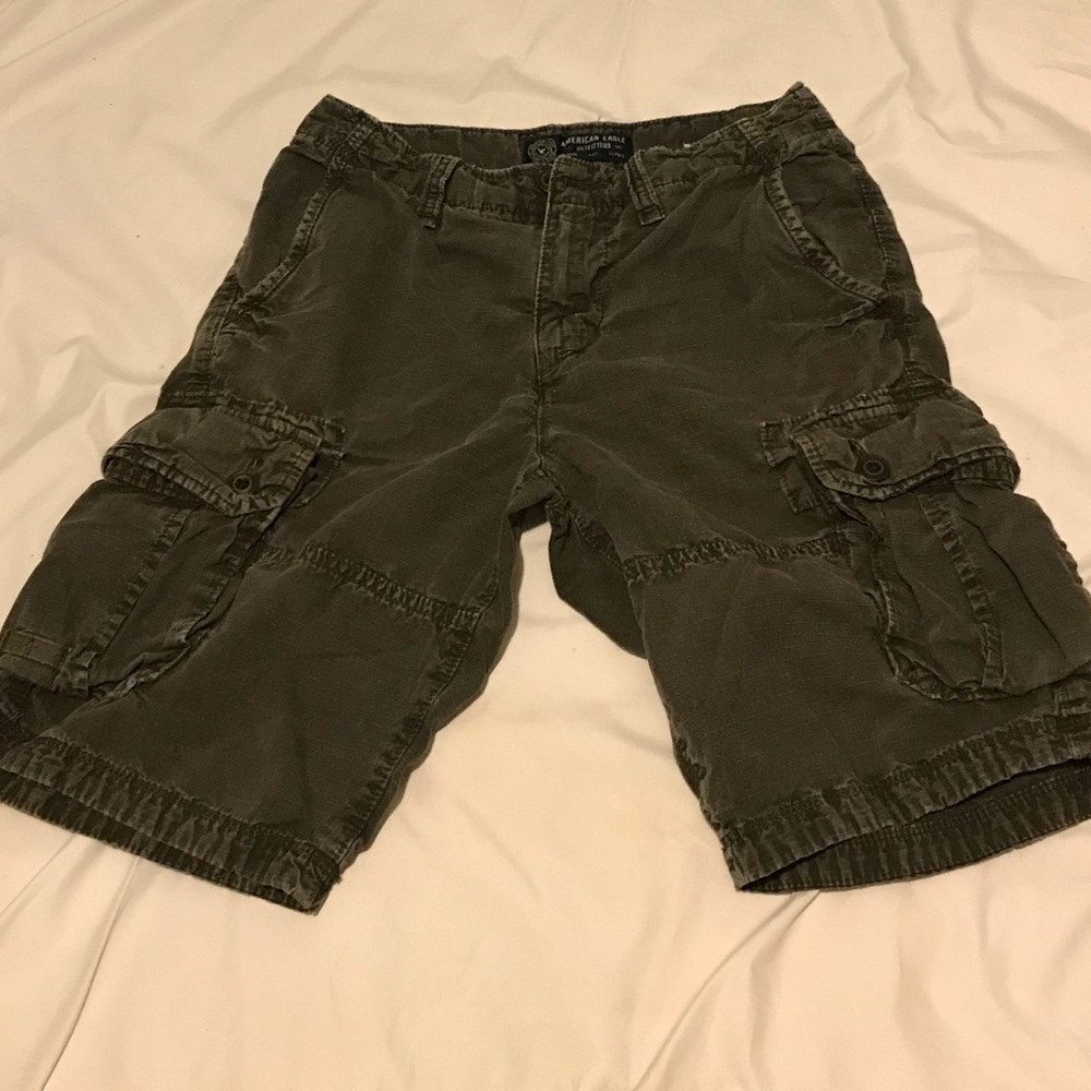 Charcoal khaki shorts